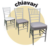 FURNITURE/SPECIAL EVENT RESIN CHAIRS / RESIN CHIAVARI STACKING CHAIRS