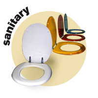 SANITARY/TOILETS SEATS TOP OF THE LINE  ACRYLIC BATHROOM DECOR