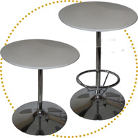 Round Tables and Bar - Cocktail Tables 24" or 28"