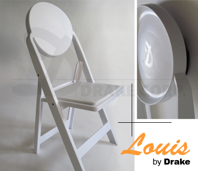 LOUIS: folding and stacking chairs, contemporary design
