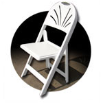 FAN: resin folding and stacking chairs