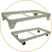 RG chair tray, pallet & dolly for FOLDING chairs