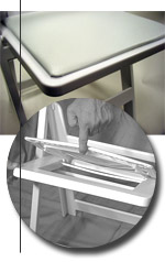 Extra folding chair pads