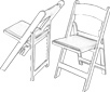 classic wedding folding chairs